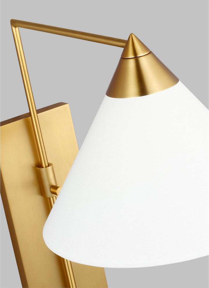 Visual Comfort Studio KWL1121BBS Franklin One Light Wall Sconce Lamp Brass - Antique