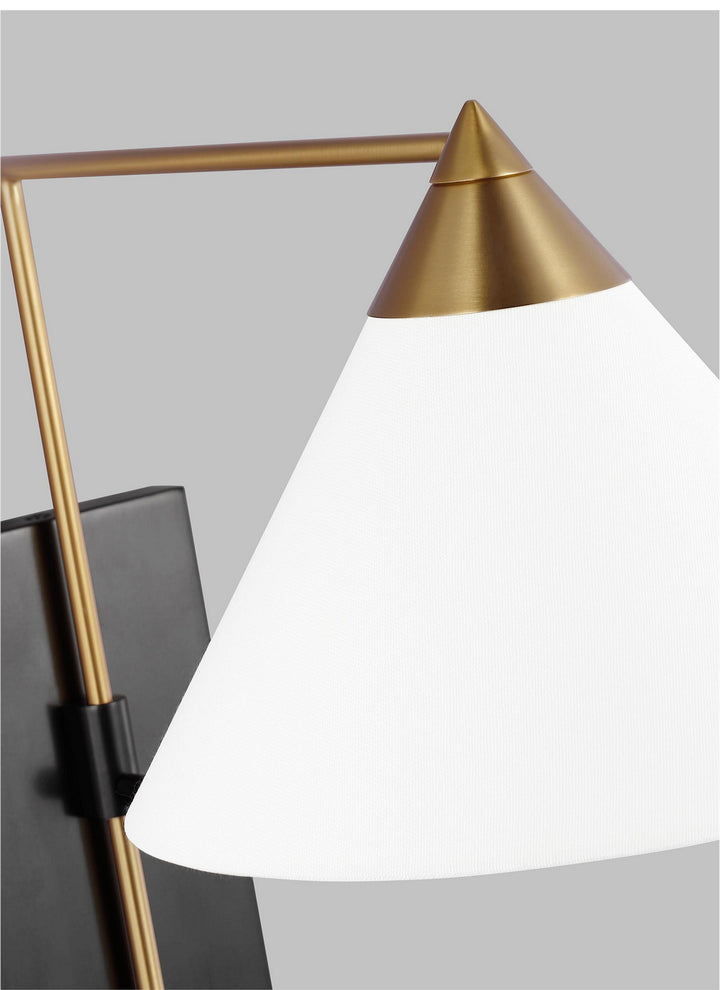 Visual Comfort Studio KWL1121BBSBNZ Franklin One Light Wall Sconce Lamp Brass - Antique
