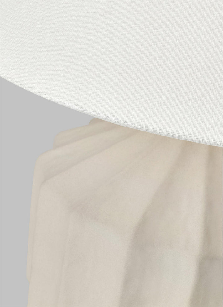 Visual Comfort Studio KT1331MC1 Veneto One Light Table Lamp Lamp White