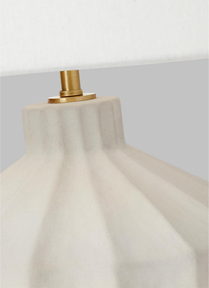 Visual Comfort Studio KT1331MC1 Veneto One Light Table Lamp Lamp White