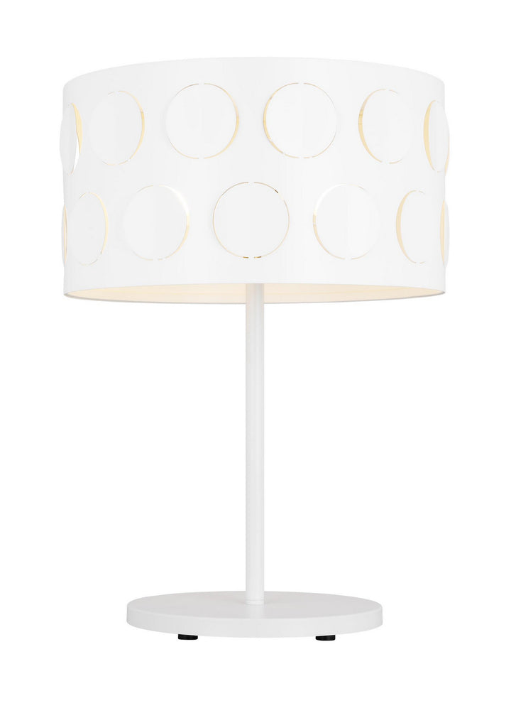 Visual Comfort Studio KST1002MWT1 Dottie Two Light Desk Lamp Lamp White