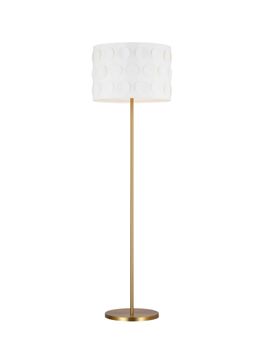Visual Comfort Studio KST1011BBS1 Dottie One Light Floor Lamp Lamp Brass - Antique