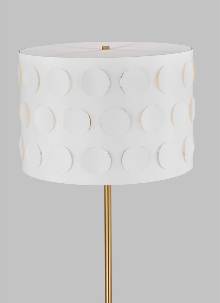 Visual Comfort Studio KST1011BBS1 Dottie One Light Floor Lamp Lamp Brass - Antique