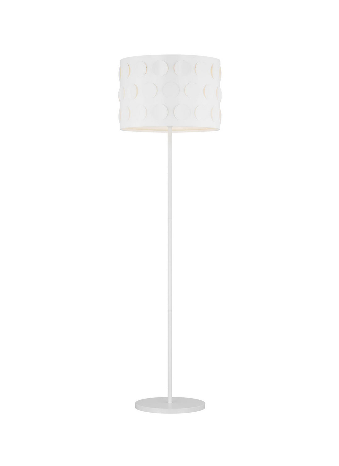 Visual Comfort Studio KST1011MWT1 Dottie One Light Floor Lamp Lamp White