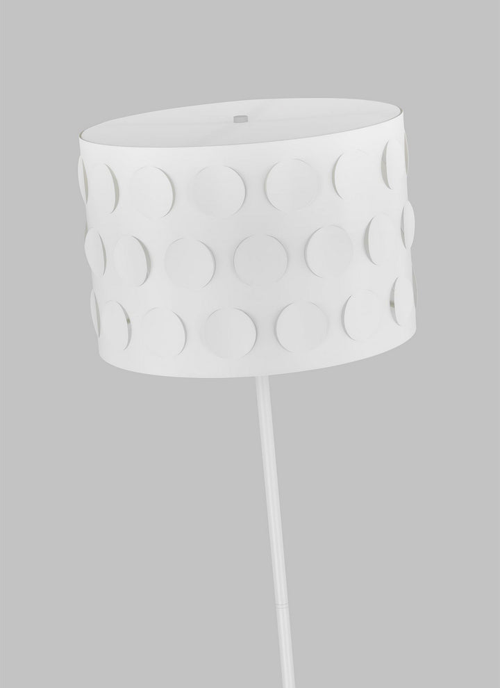 Visual Comfort Studio KST1011MWT1 Dottie One Light Floor Lamp Lamp White