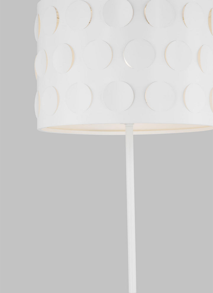 Visual Comfort Studio KST1011MWT1 Dottie One Light Floor Lamp Lamp White