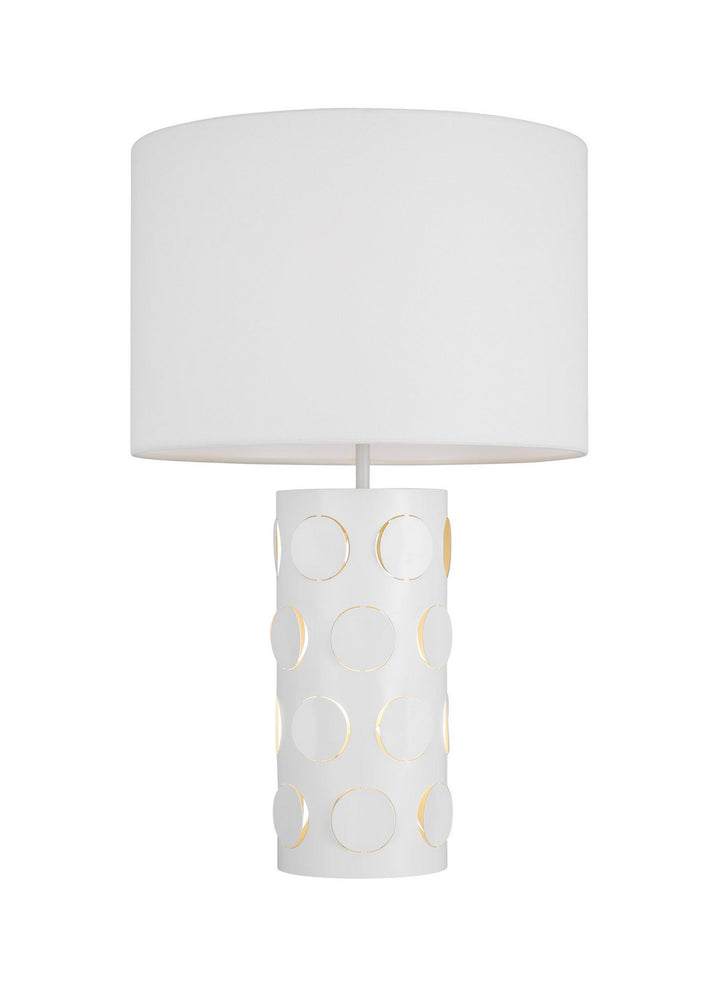 Visual Comfort Studio KST1022MWT1 Dottie Two Light Table Lamp Lamp White