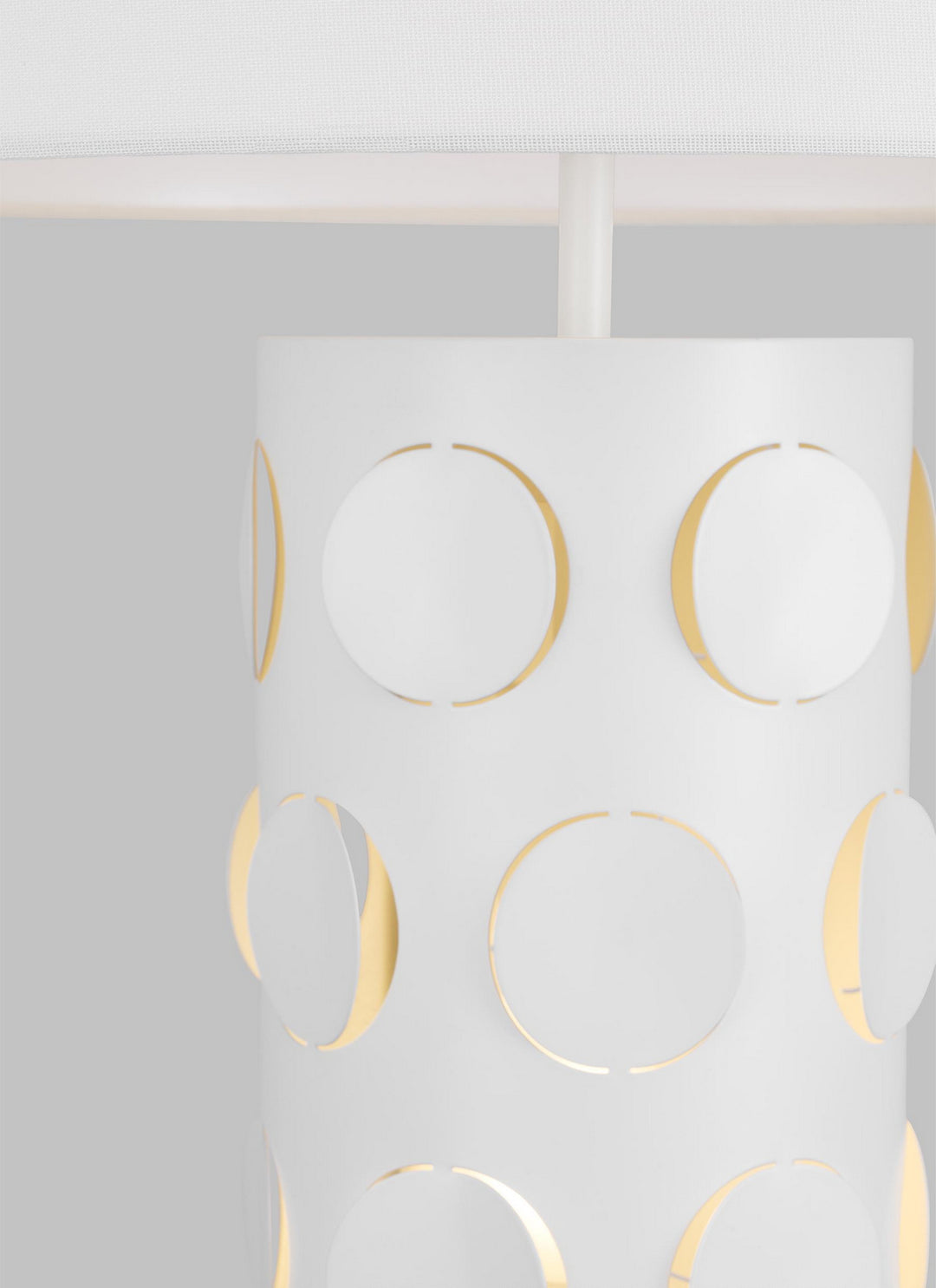 Visual Comfort Studio KST1022MWT1 Dottie Two Light Table Lamp Lamp White