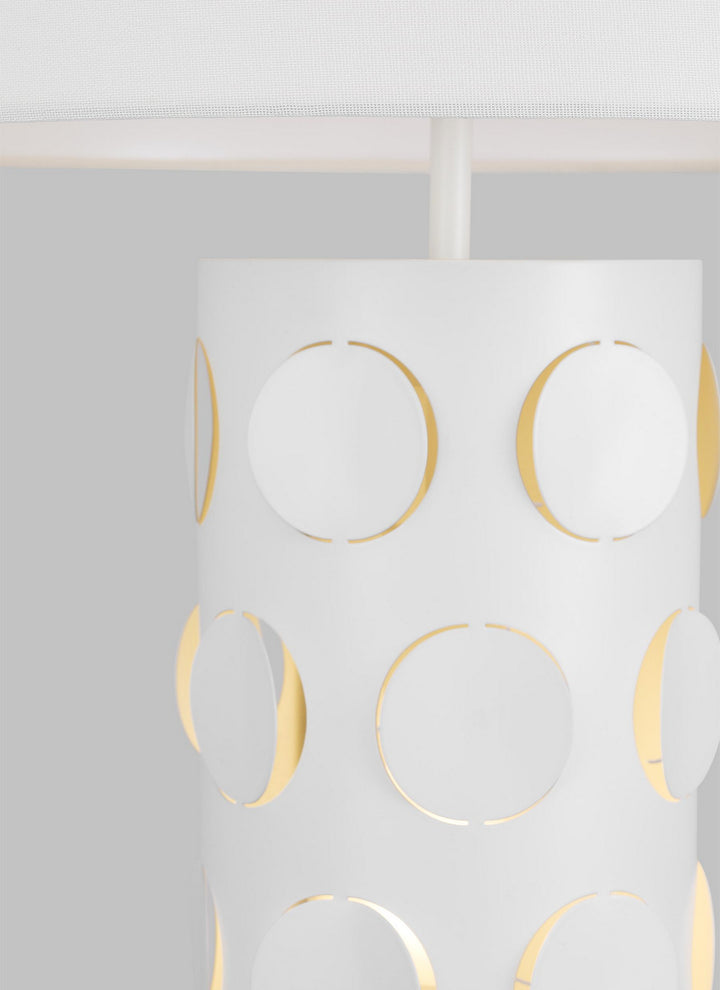 Visual Comfort Studio KST1022PN1 Dottie Two Light Table Lamp Lamp Polished Nickel