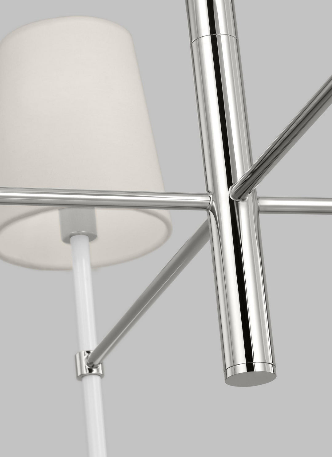 Visual Comfort Studio Monroe KSC1074PNGW Chandelier Light - Polished Nickel
