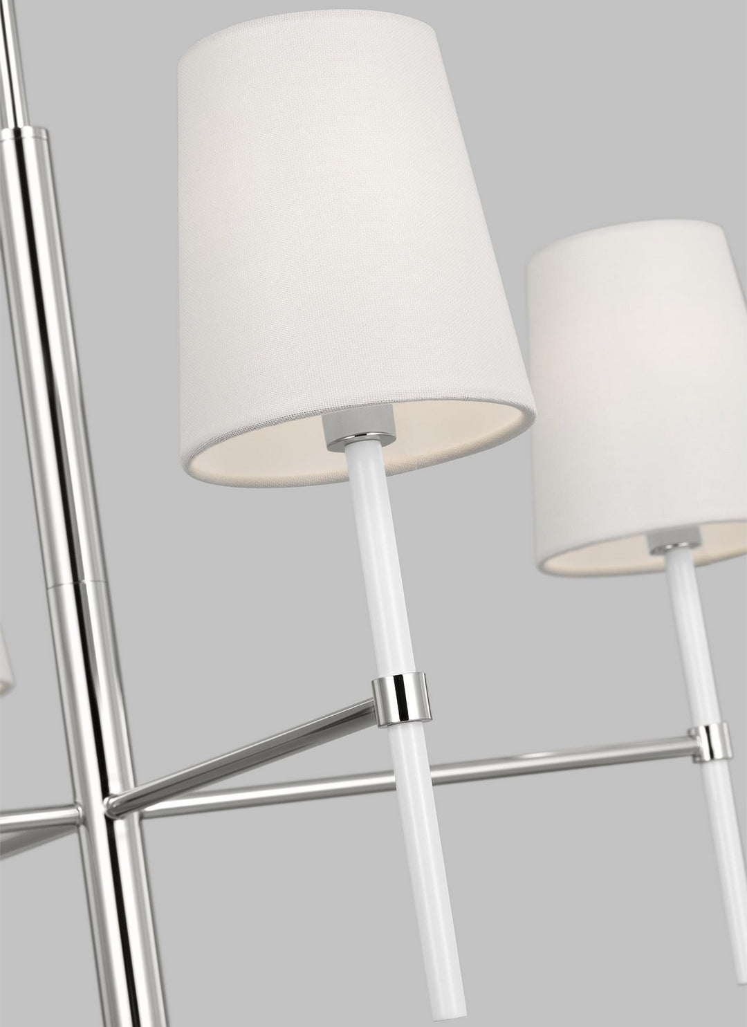 Visual Comfort Studio Monroe KSC1074PNGW Chandelier Light - Polished Nickel