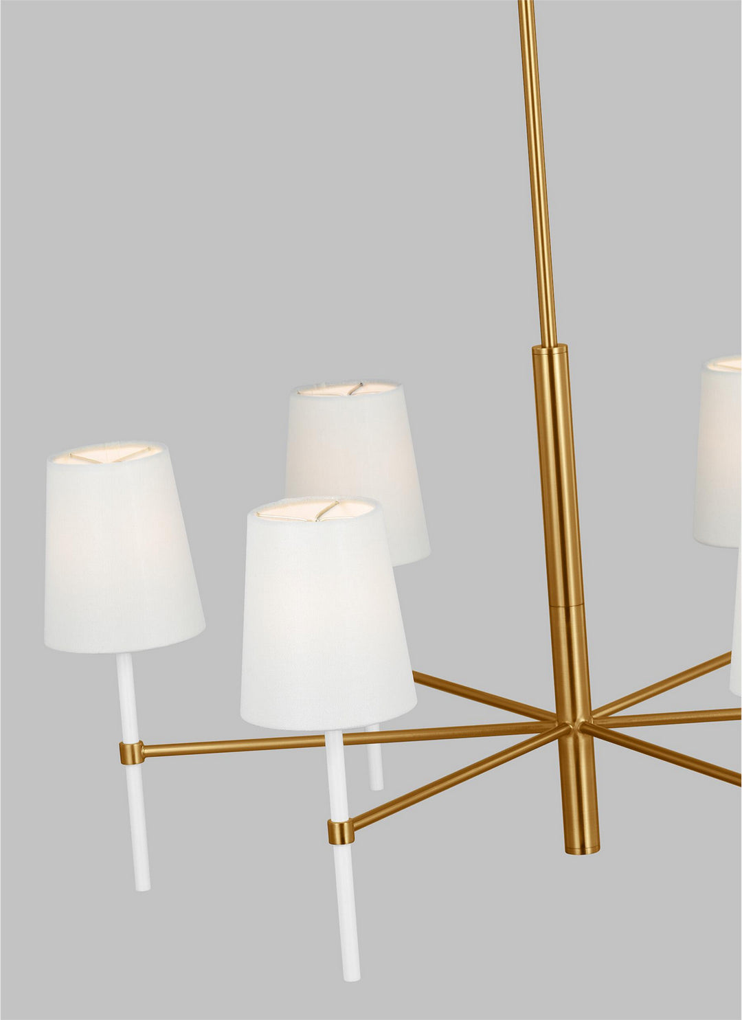 Visual Comfort Studio Monroe KSC1086BBSGW Chandelier Light - Burnished Brass