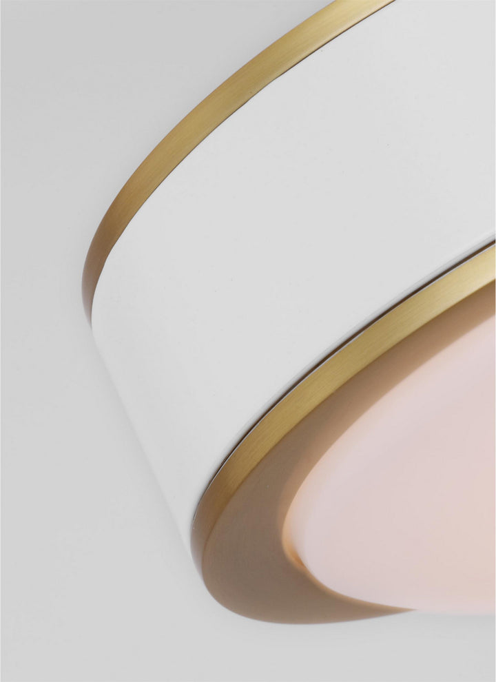 Visual Comfort Studio Monroe KSF1061BBSGW Ceiling Light - Burnished Brass