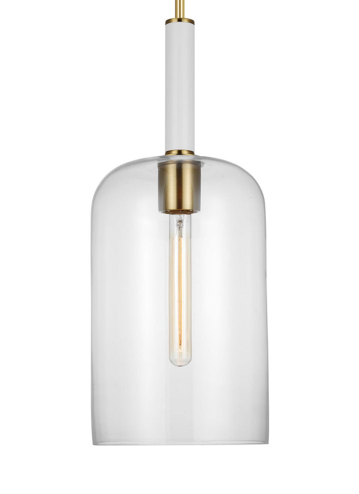Visual Comfort Studio Monroe KSP1051BBSGW Pendant Light - Burnished Brass
