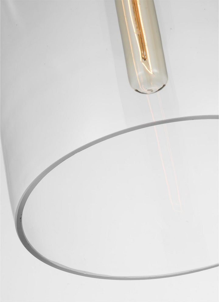 Visual Comfort Studio Monroe KSP1051BBSGW Pendant Light - Burnished Brass