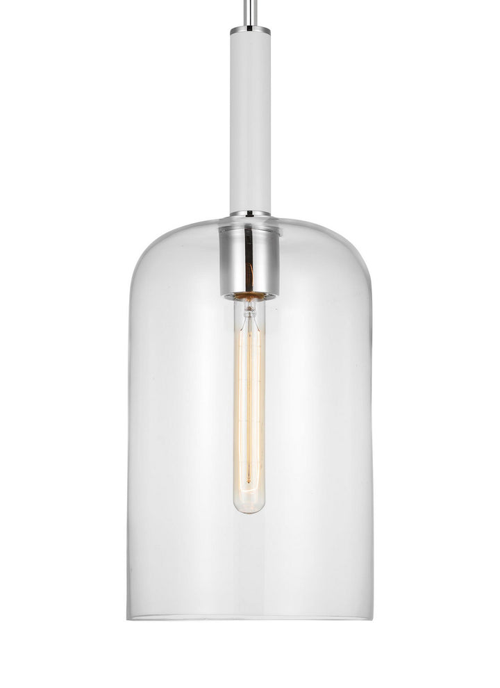 Visual Comfort Studio Monroe KSP1051PNGW Pendant Light - Polished Nickel