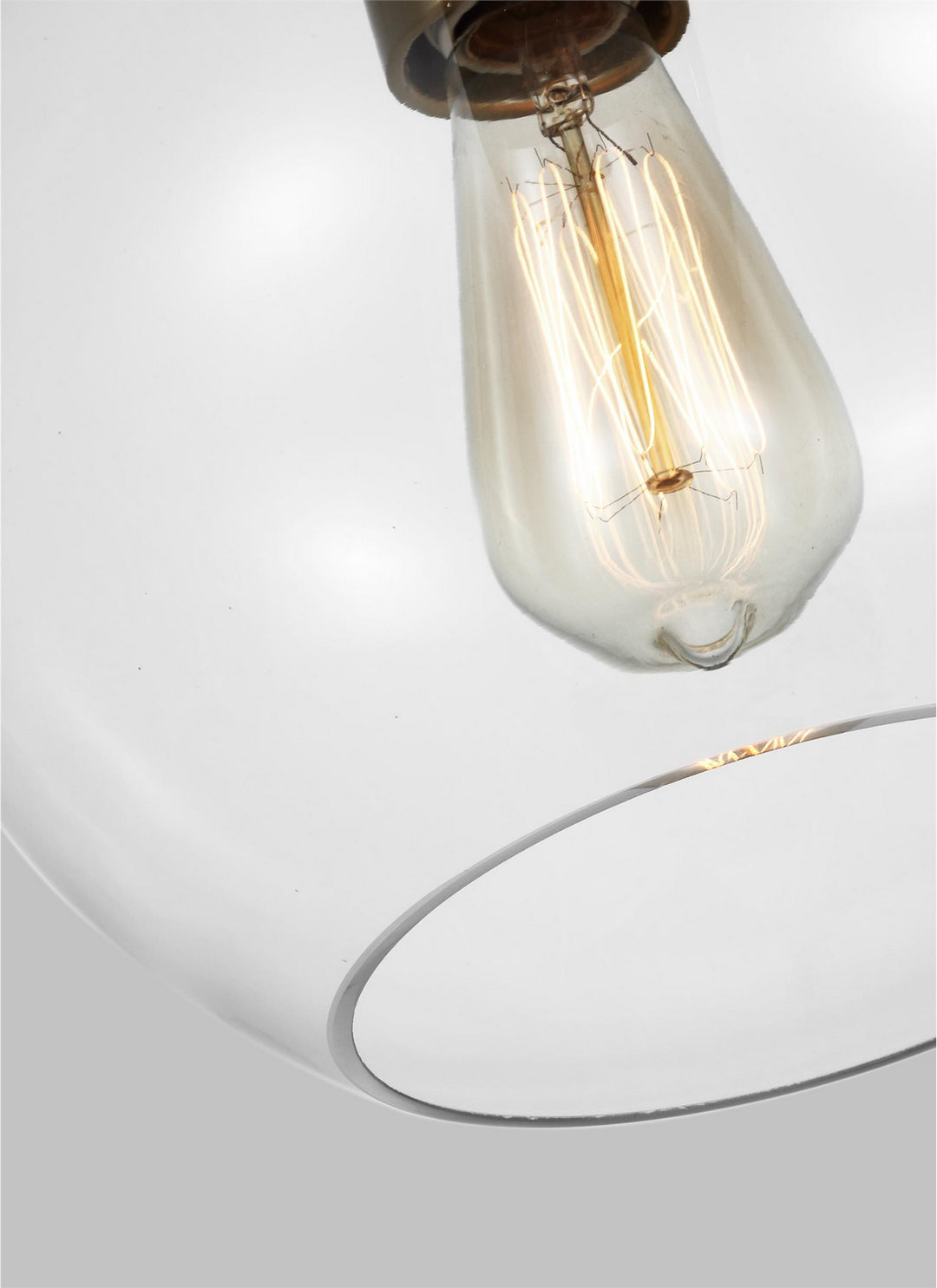 Visual Comfort Studio Monroe KSP1061BBSGW Pendant Light - Burnished Brass