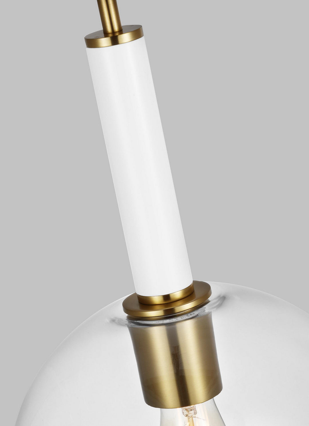 Visual Comfort Studio Monroe KSP1061BBSGW Pendant Light - Burnished Brass