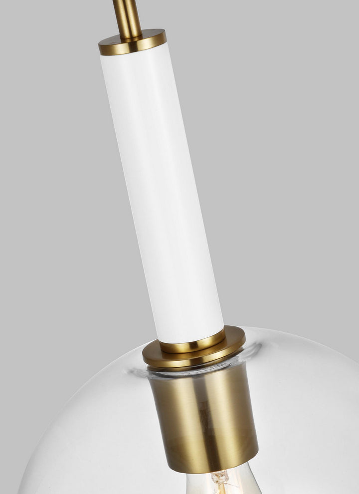 Visual Comfort Studio Monroe KSP1061BBSGW Pendant Light - Burnished Brass