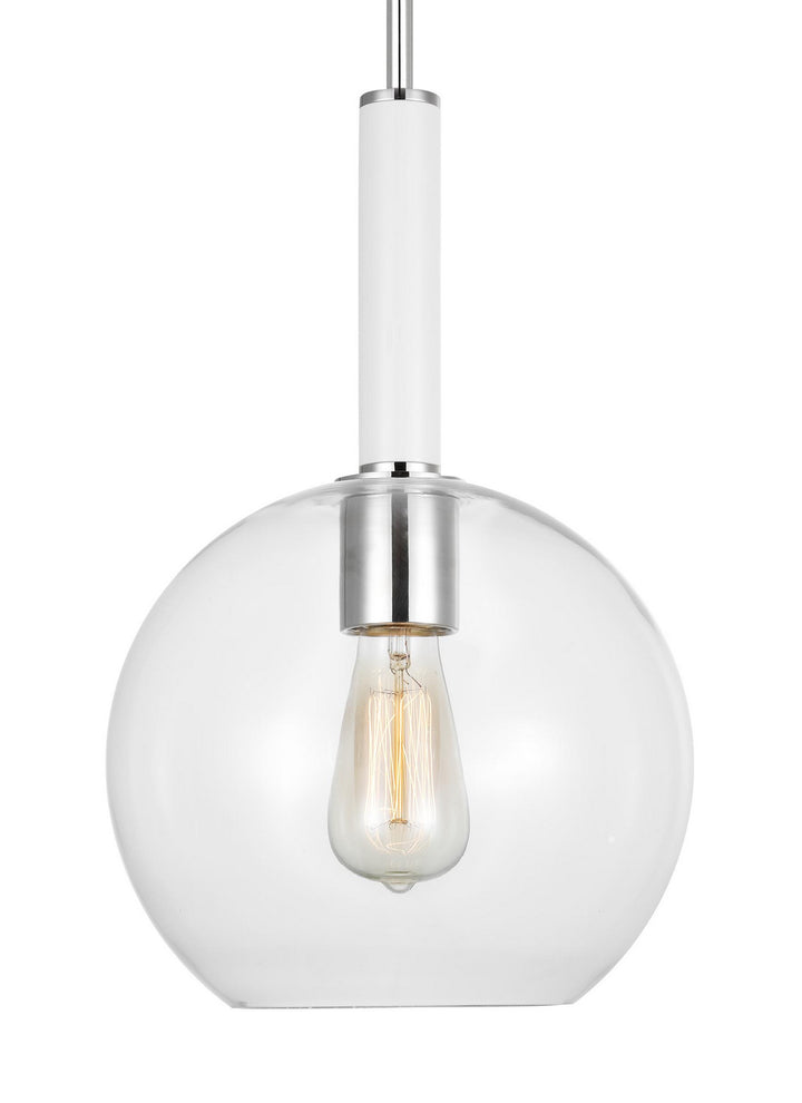 Visual Comfort Studio Monroe KSP1061PNGW Pendant Light - Polished Nickel