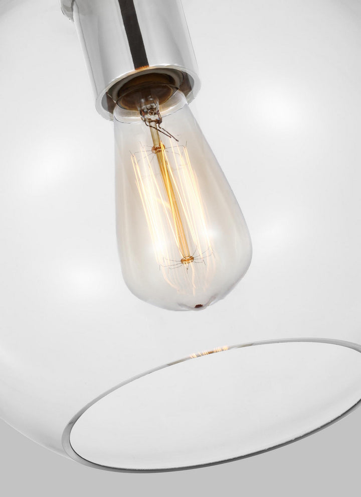 Visual Comfort Studio Monroe KSP1061PNGW Pendant Light - Polished Nickel