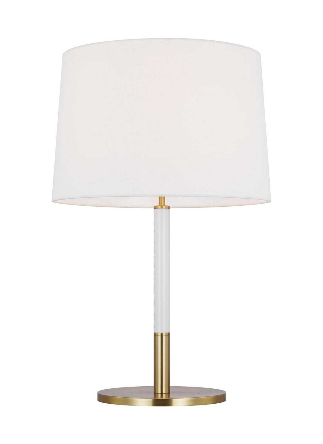 Visual Comfort Studio KST1041BBSGW1 Monroe One Light Table Lamp Lamp Brass - Antique