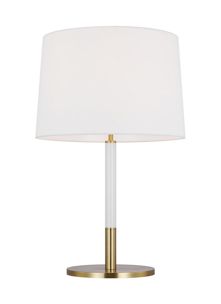 Visual Comfort Studio KST1041BBSGW1 Monroe One Light Table Lamp Lamp Brass - Antique