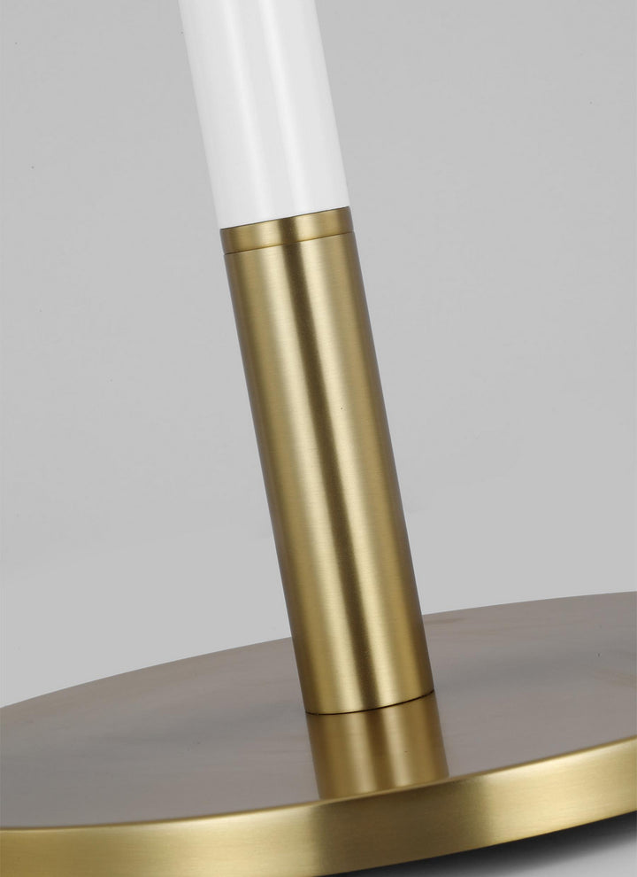 Visual Comfort Studio KST1041BBSGW1 Monroe One Light Table Lamp Lamp Brass - Antique