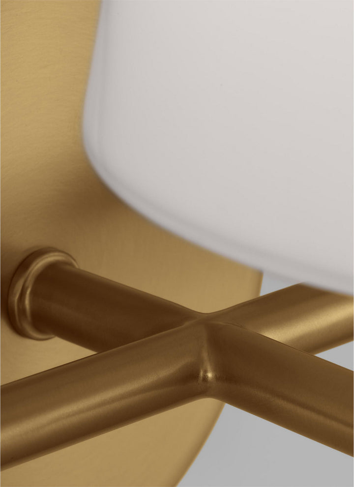 Visual Comfort Studio Monroe KSV1013BBSGW Bath Vanity Light 23 in. wide - Burnished Brass