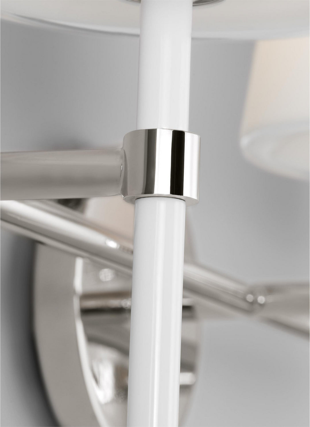 Visual Comfort Studio Monroe KSV1013PNGW Bath Vanity Light 23 in. wide - Polished Nickel