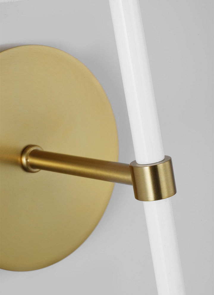 Visual Comfort Studio Monroe KSW1081BBSGW Wall Light - Burnished Brass