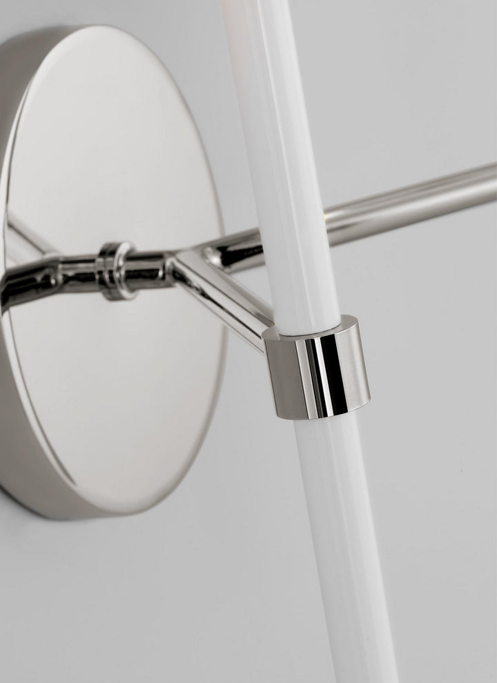 Visual Comfort Studio Monroe KSW1102PNGW Wall Light - Polished Nickel