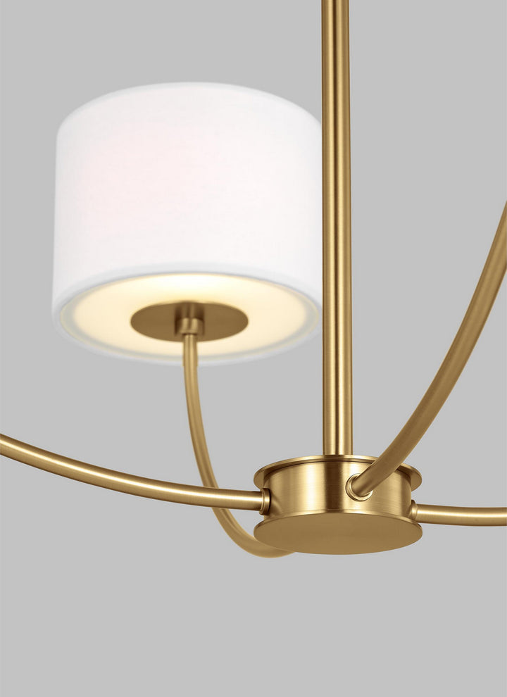 Visual Comfort Studio Sawyer KSC1034BBS Chandelier Light - Burnished Brass