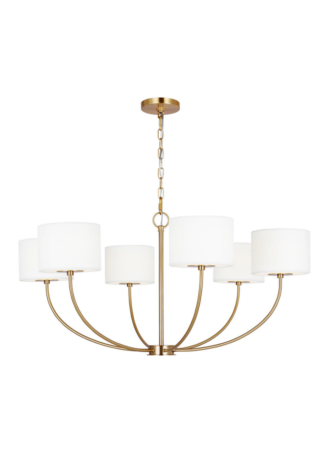Visual Comfort Studio Sawyer KSC1046BBS Chandelier Light - Burnished Brass