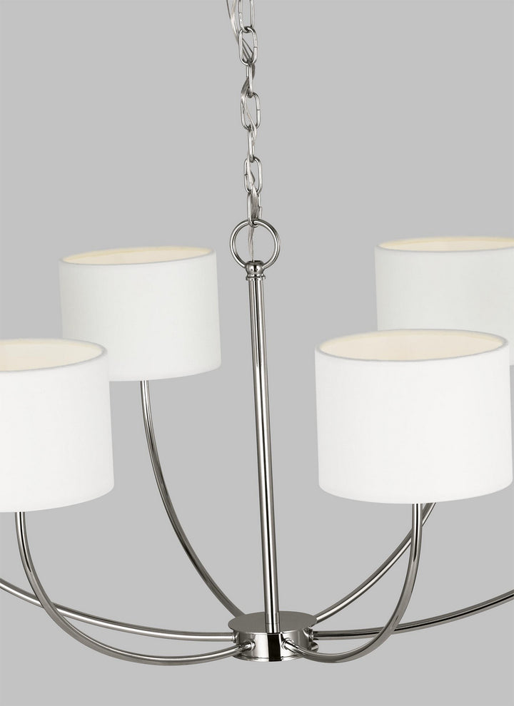 Visual Comfort Studio Sawyer KSC1046PN Chandelier Light - Polished Nickel
