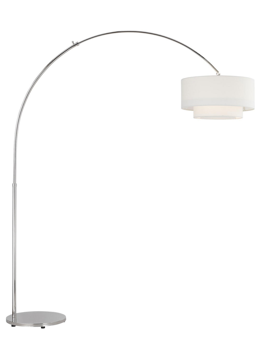 Visual Comfort Studio KST1031PN1 Sawyer One Light Floor Lamp Lamp Polished Nickel