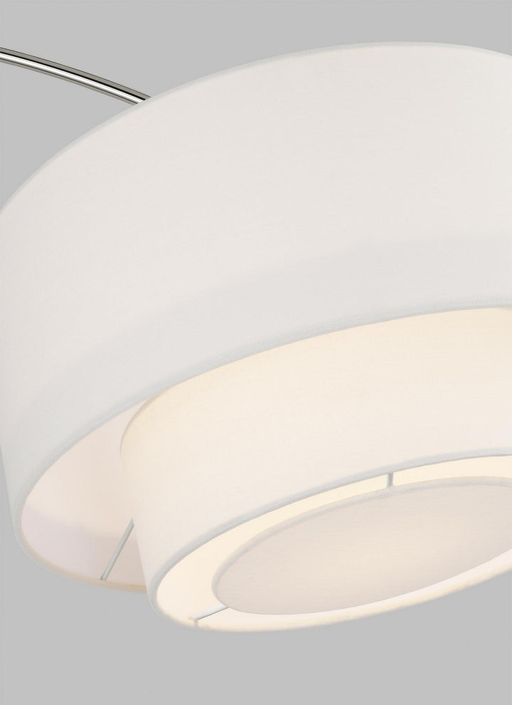 Visual Comfort Studio KST1031PN1 Sawyer One Light Floor Lamp Lamp Polished Nickel