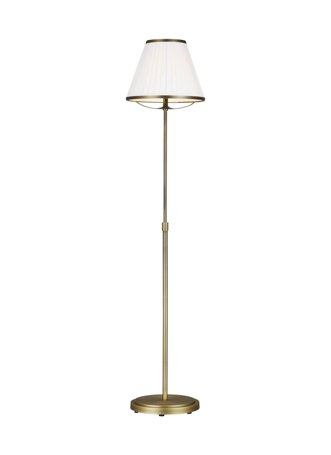 Visual Comfort Studio LT1141TWB1 Esther One Light Floor Lamp Lamp Brass - Antique