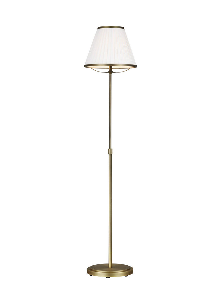 Visual Comfort Studio LT1141TWB1 Esther One Light Floor Lamp Lamp Brass - Antique