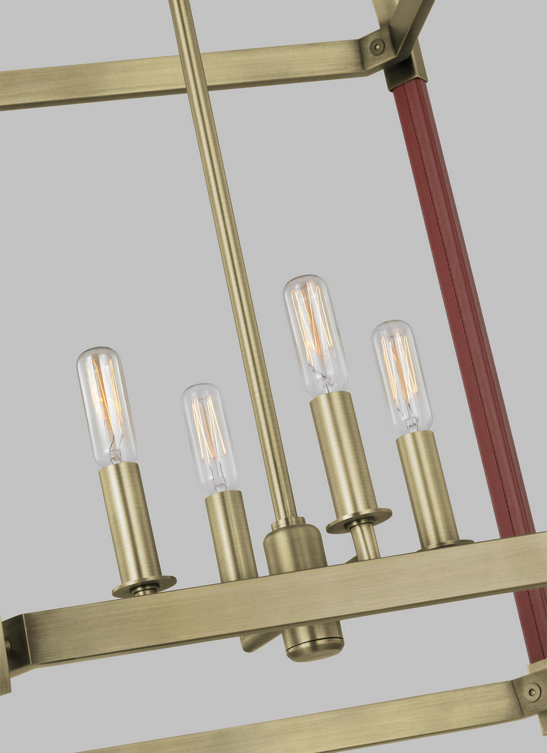 Visual Comfort Studio Hadley LC1144TWB Pendant Light - Time Worn Brass