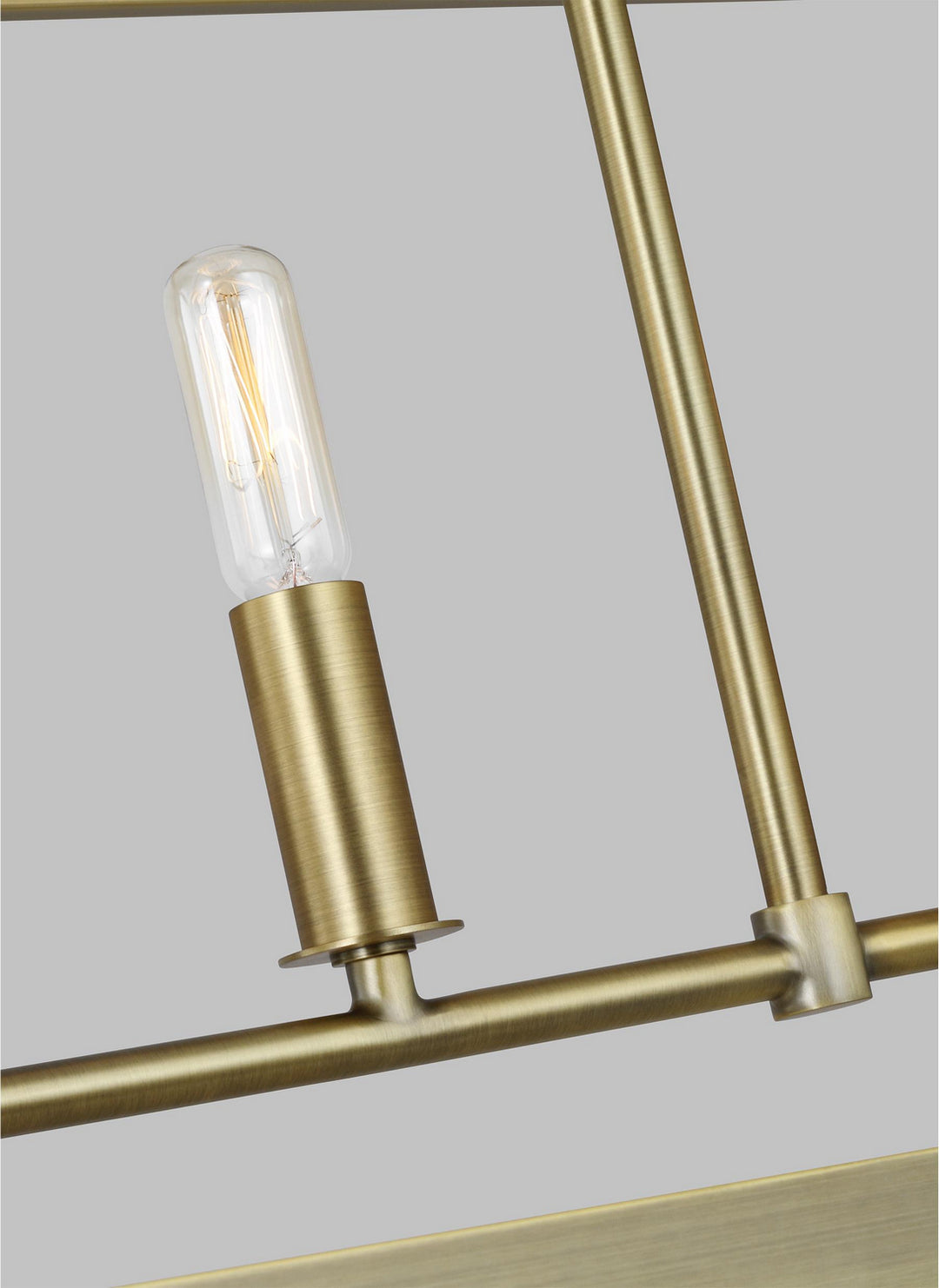 Visual Comfort Studio Hadley LC1165TWB Pendant Light - Time Worn Brass