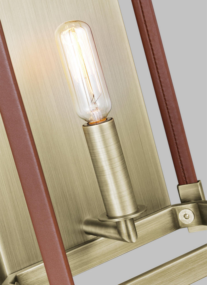 Visual Comfort Studio Hadley LW1061TWB Wall Light - Time Worn Brass