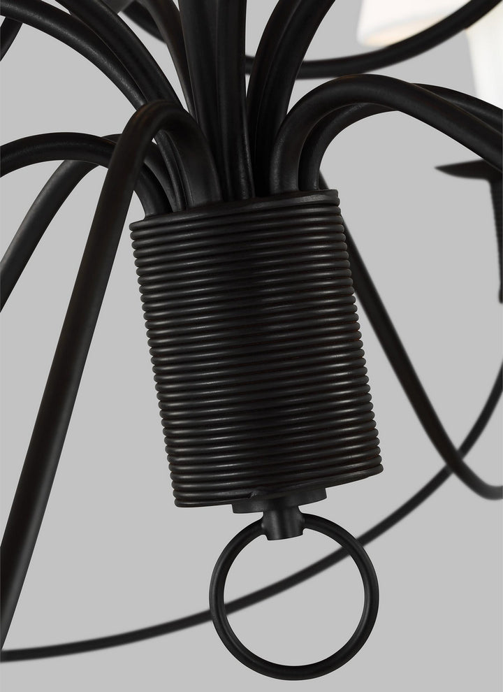 Visual Comfort Studio Sullivan LC12012AI Chandelier Light - Aged Iron