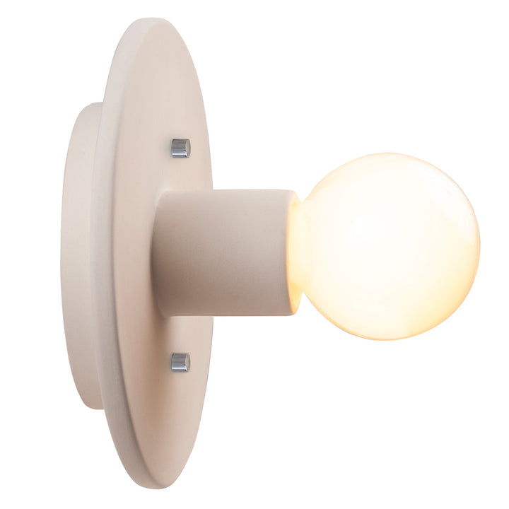 Justice Designs Ambiance Collection CER-6280-BIS Wall Light - Bisque