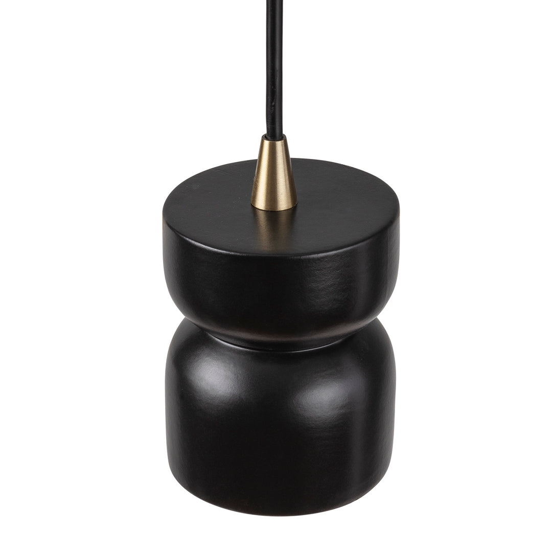 Justice Designs Radiance CER-6500-CRB-ABRS-BKCD Pendant Light - Carbon - Matte Black
