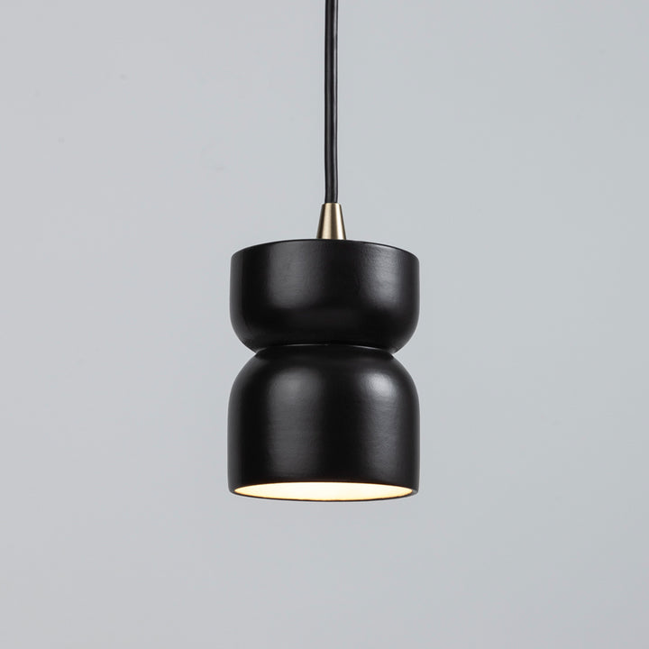 Justice Designs Radiance CER-6500-CRB-ABRS-BKCD Pendant Light - Carbon - Matte Black
