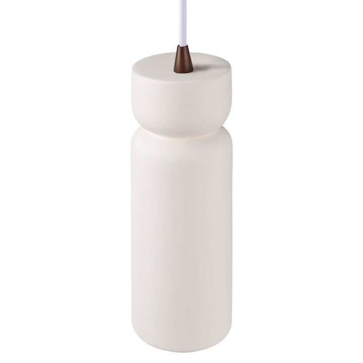Justice Designs Radiance Collection CER-6510-BIS-DBRZ-WTCD Pendant Light - Bisque