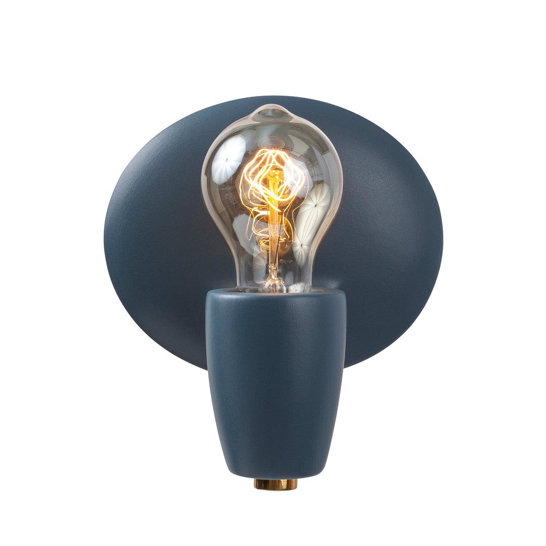 Justice Designs American Classics CER-7021-MID-BRSS Wall Light - Midnight Sky