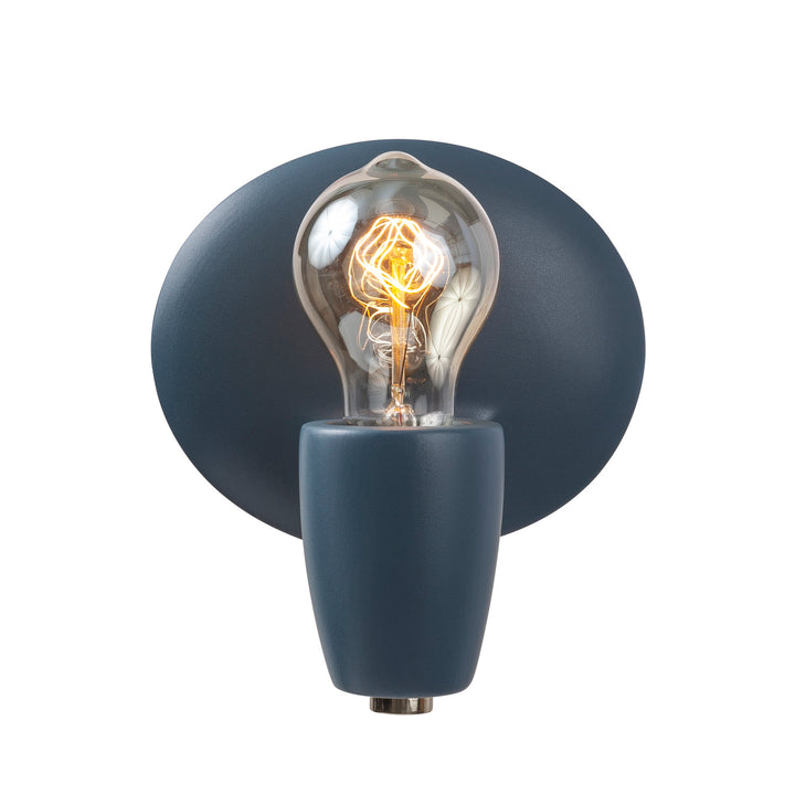 Justice Designs American Classics CER-7021-MID-NCKL Wall Light - Midnight Sky