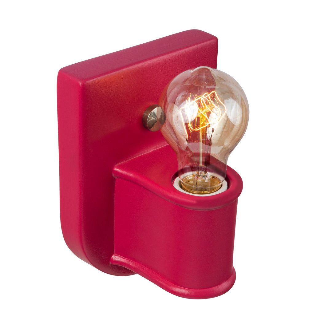 Justice Designs American Classics CER-7031-CRSE-NCKL Wall Light - Cerise